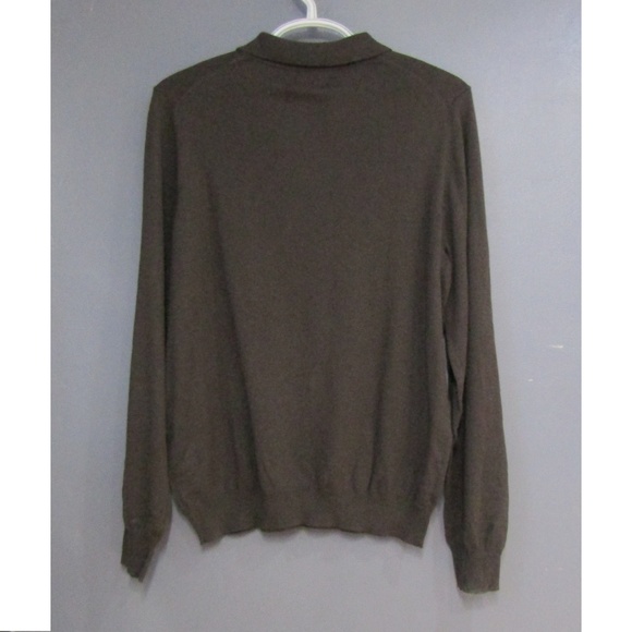 NEW Croft & Barrow Dark Brown Heather Sweater Sz L - Picture 2 of 5